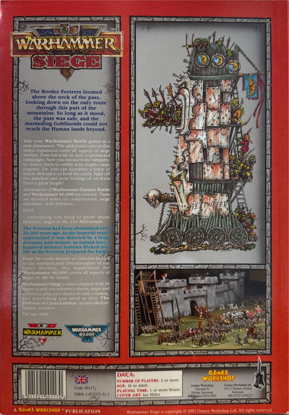 Warhammer: Siege  board game collectible [Barcode 5011921001170] - Main Image 2