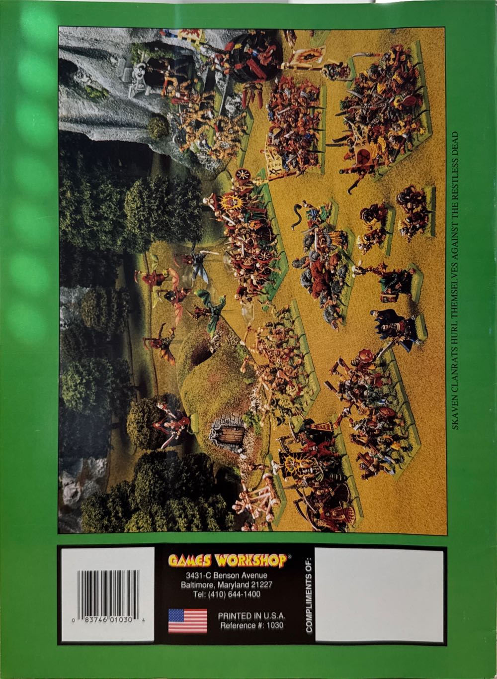 Games Workshop: North American Citadel Miniatures Catalog Warhammer 1992  board game collectible [Barcode 083746010304] - Main Image 2