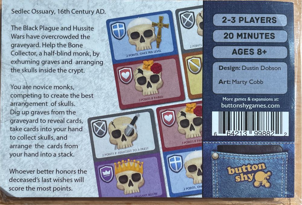 Skulls Of Sedlec  (2-3) board game collectible [Barcode 664213998822] - Main Image 2