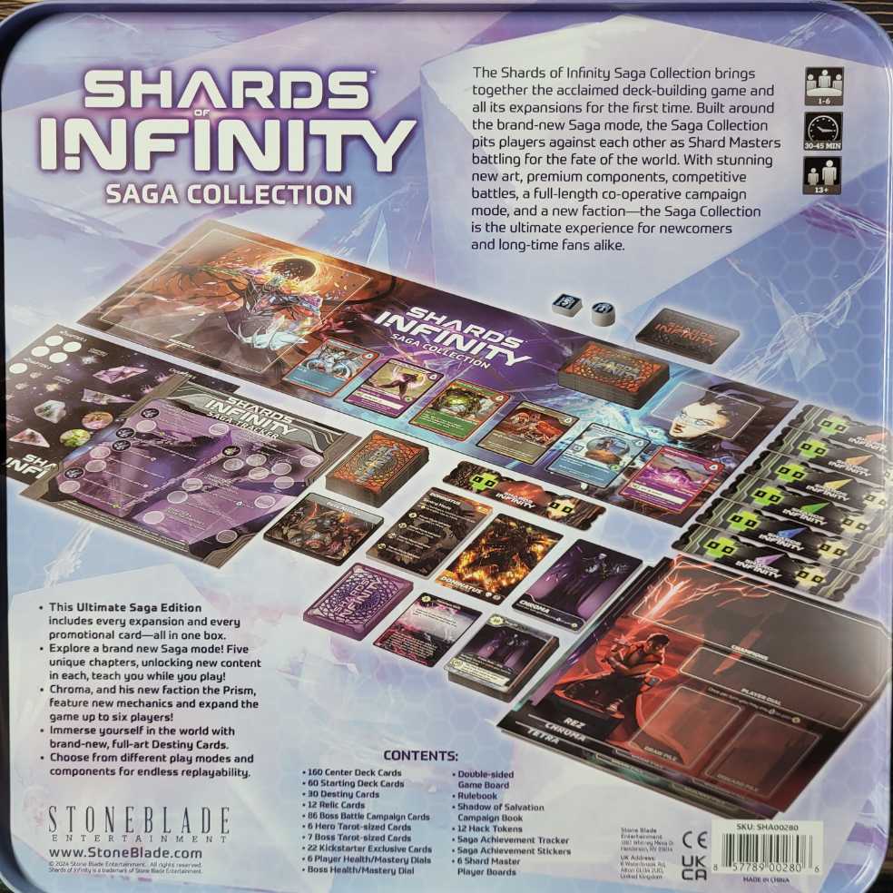Shards Of Infinity Saga Collection Kickstarter Edition   (1-6) board game collectible [Barcode 857789002806] - Main Image 2