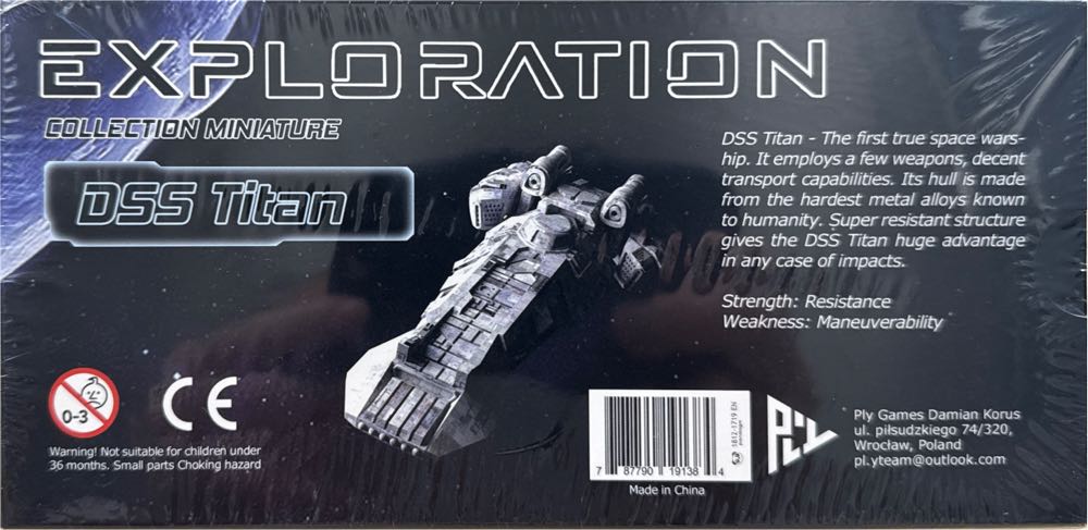 Exploration: DSS Titan - Collection Miniature  board game collectible [Barcode 787790191384] - Main Image 2