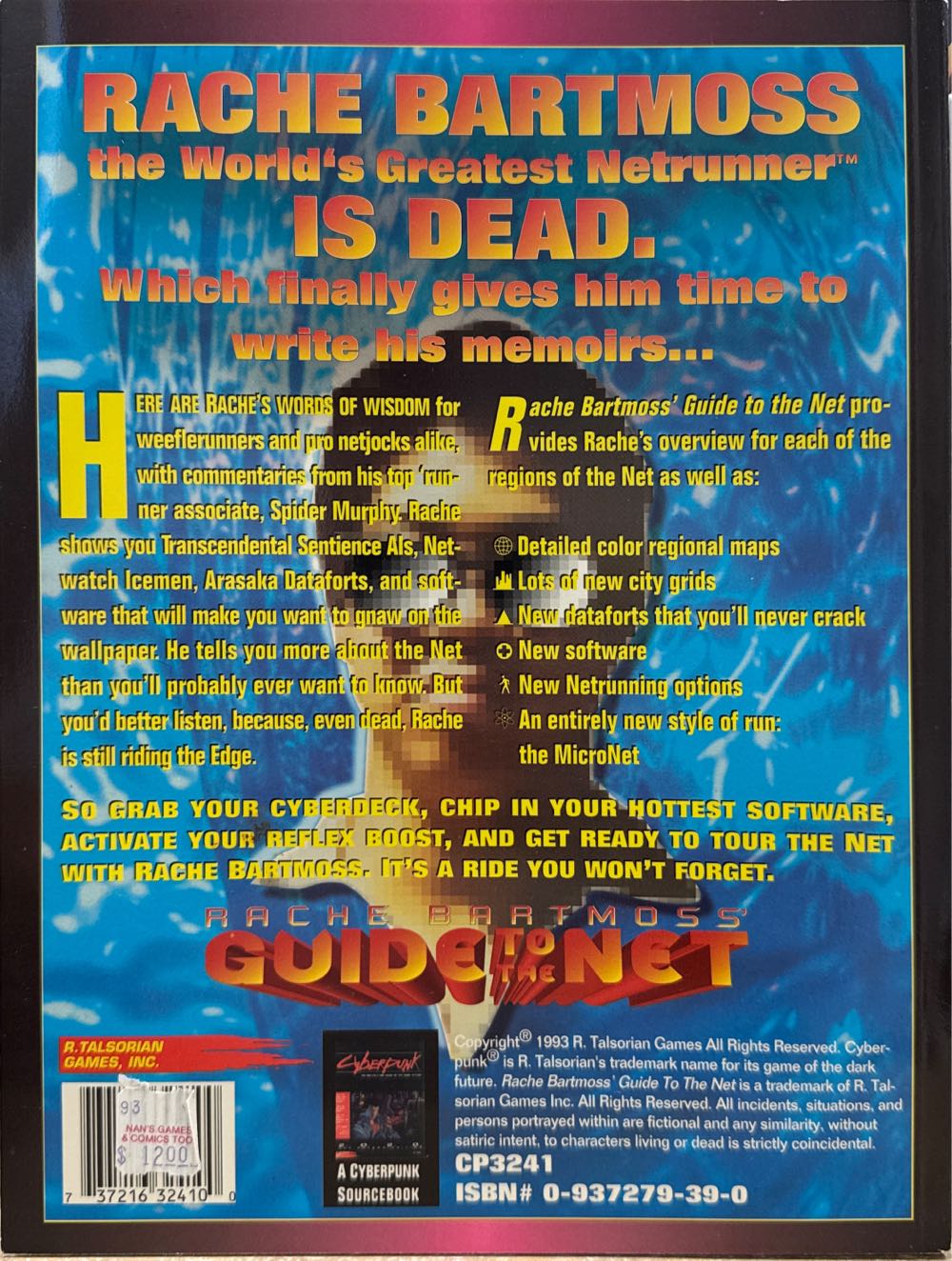 Rache Bartmoss’ Guide To The Net  board game collectible [Barcode 737216324100] - Main Image 2