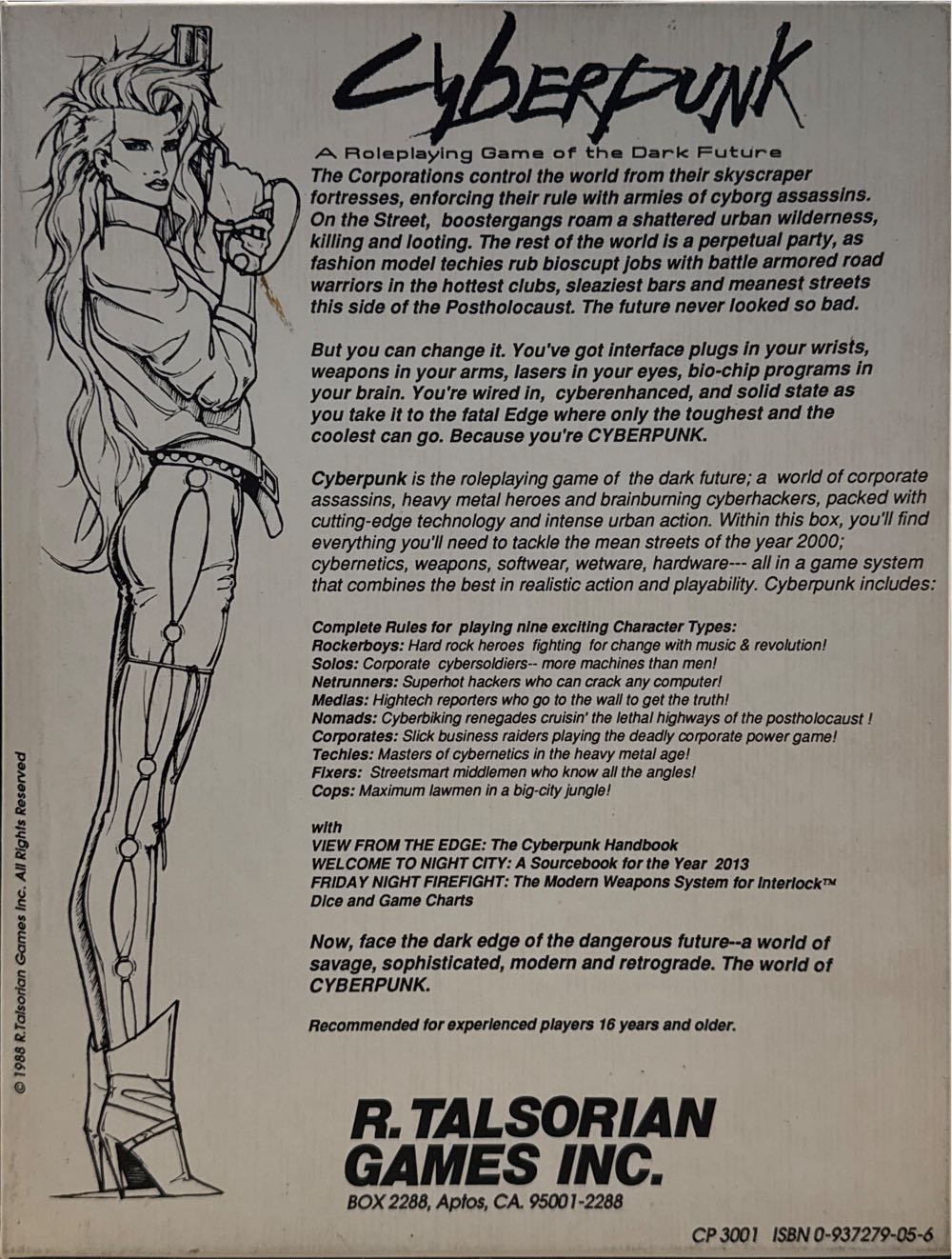 Cyberpunk: First Edition  (2+) board game collectible - Main Image 2