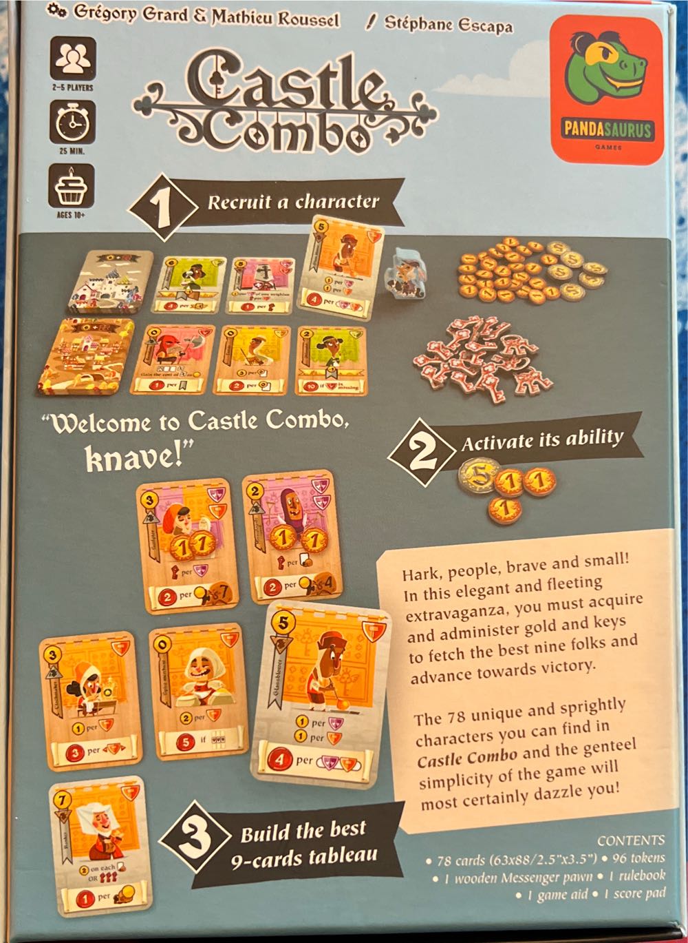 Castle Combo  (2 3 4) board game collectible [Barcode 850059057124] - Main Image 2