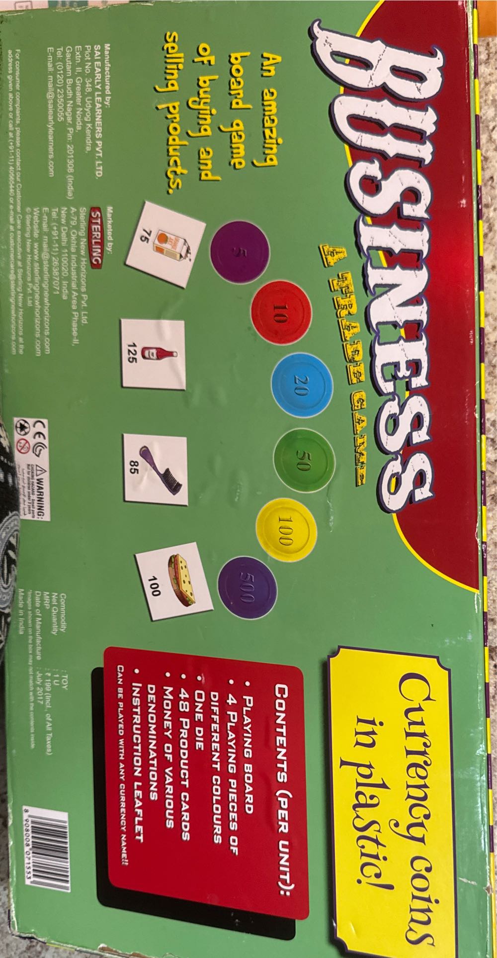 Business - A Trade Game  (2-4) board game collectible [Barcode 8908008071553] - Main Image 3