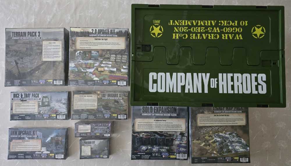 Company Of Heroes: 2nd Edition - Gamefound Upgrade Edition  (2-5) board game collectible - Main Image 2
