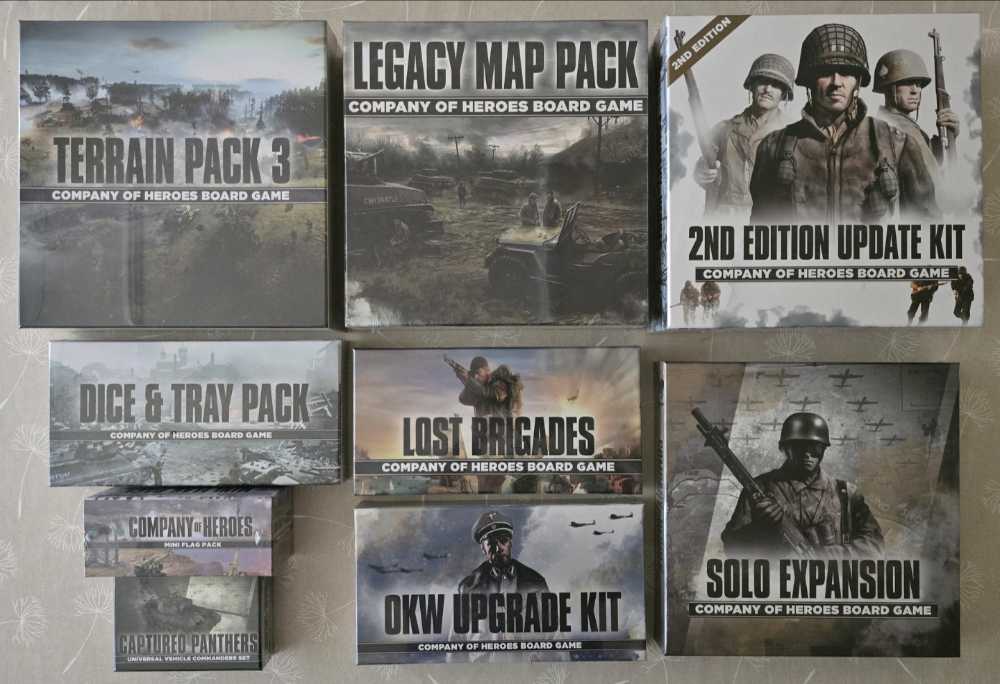 Company Of Heroes: 2nd Edition - Gamefound Upgrade Edition  (2-5) board game collectible - Main Image 3