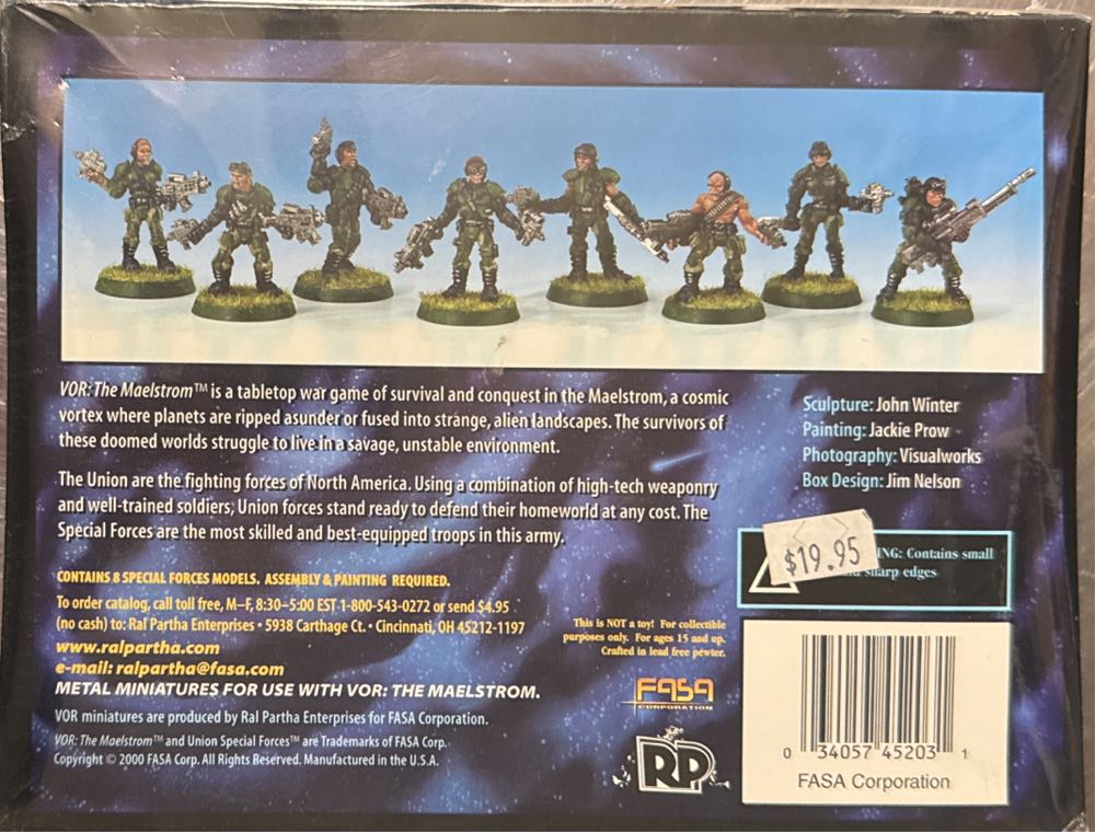 Vor The Maelstrom: Union Special Forces  board game collectible [Barcode 034057452031] - Main Image 2