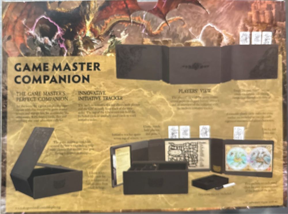 Arcane Tinmen Dragon Shield Rpg – Game Master Companion: Iron Grey Durable & Sturdy – Screen & Accessory Box – Dungeon Master Accessory Tabletop Rpg Ttrpg – Dungeons & Dragons Dnd D&d At-50010  board game collectible [Barcode 5706569500108] - Main Image 2