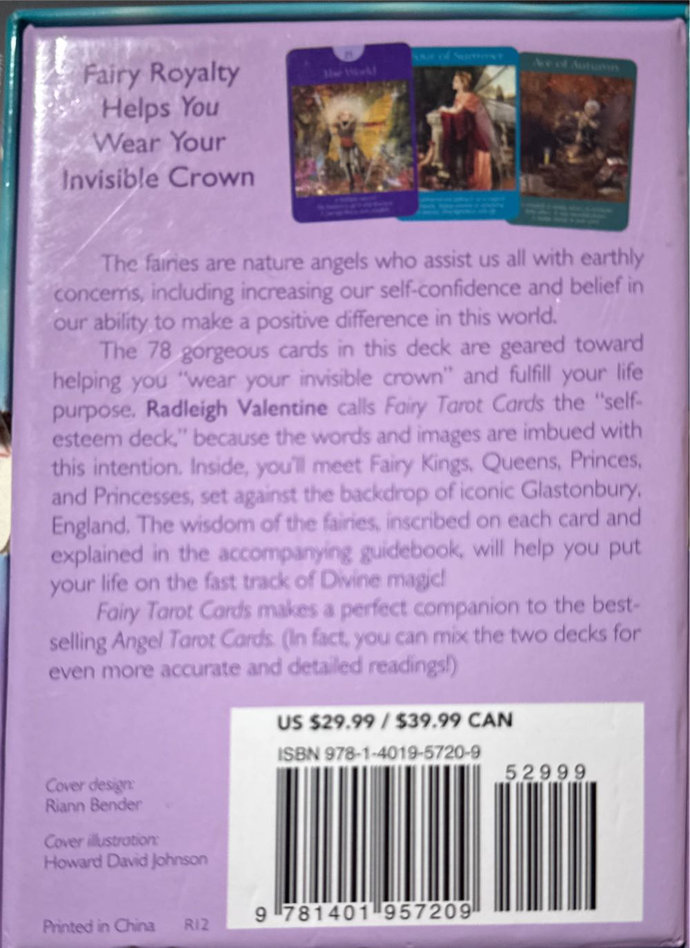 Fairy Tarot Cards: A 78-card Deck And Guidebook  board game collectible [Barcode 9781401957209] - Main Image 2