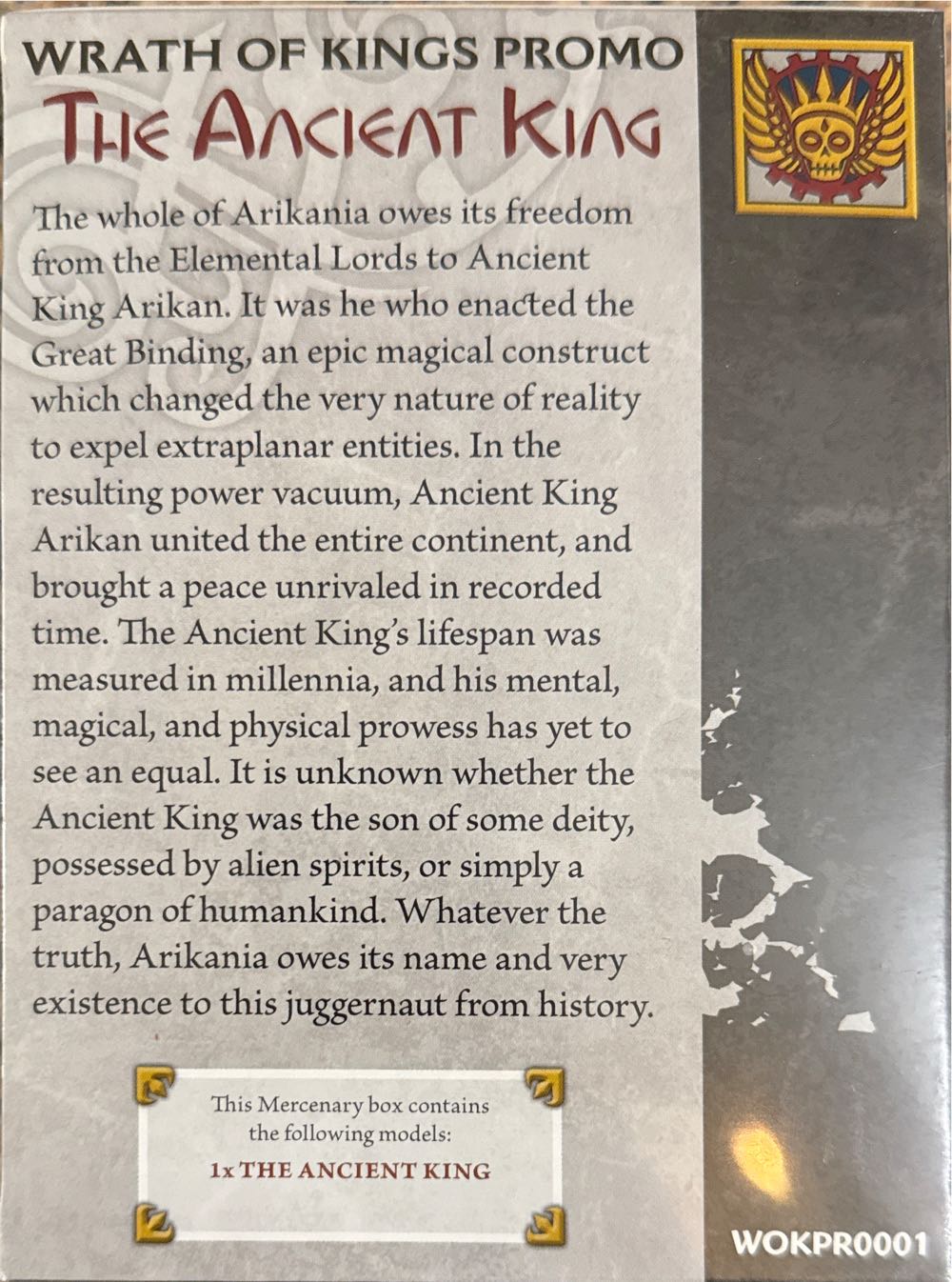 Wrath Of Kings: The Ancient King  board game collectible - Main Image 2