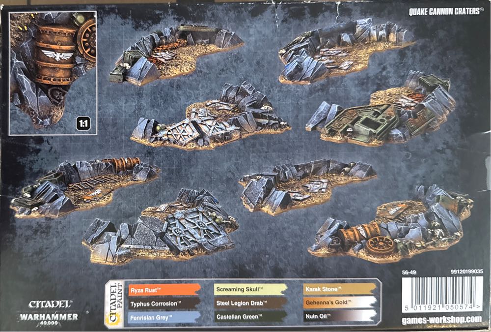 Quake Canno Craters  board game collectible [Barcode 5011921050574] - Main Image 2