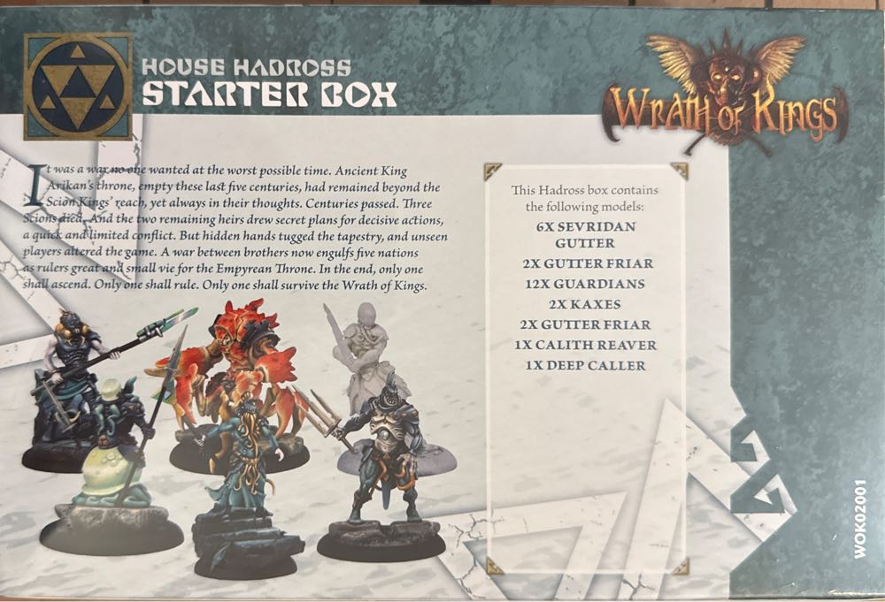 Wrath Of Kings: Hadross Starter Box  board game collectible [Barcode 817009018550] - Main Image 2