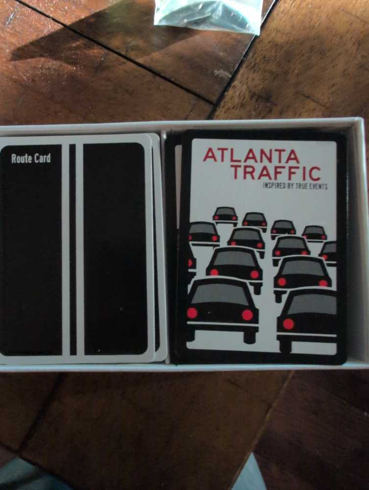 Atlanta Traffic: The Card Game Giga Bites Tabletop Cafe  (3-8) board game collectible [Barcode 196852928934] - Main Image 3