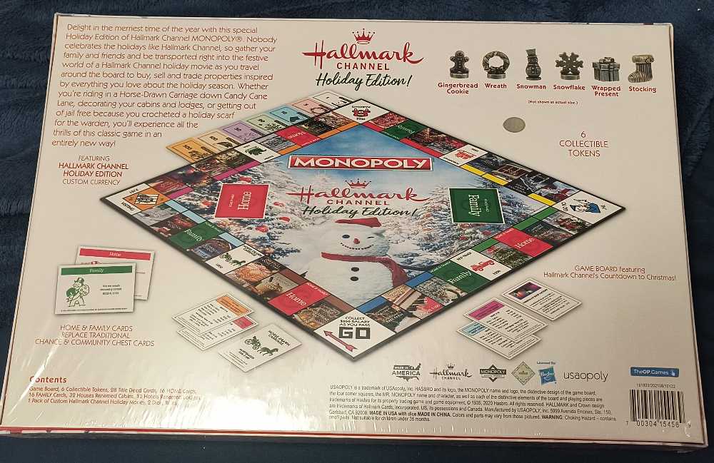Monopoly: Hallmark Channel Holiday Edition  (2-6) board game collectible - Main Image 2