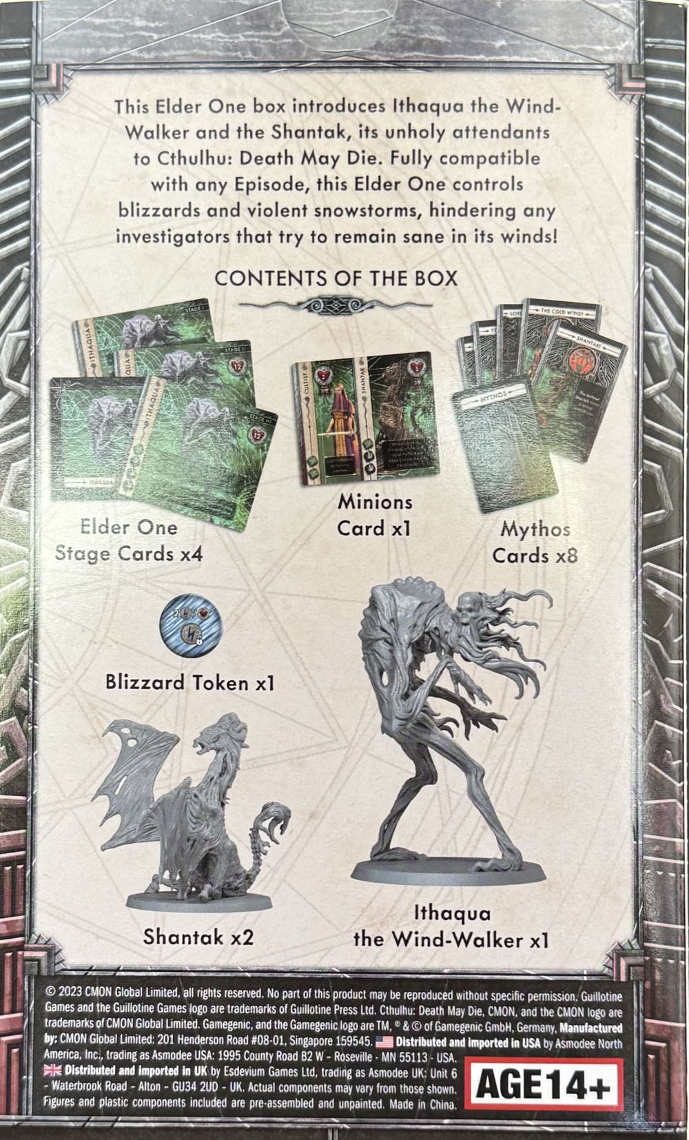 Cthulhu Death May Die: Ithaqua The Wind Walker  (1 - 5) board game collectible [Barcode 889696016379] - Main Image 2