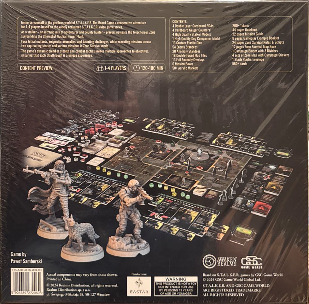 S.T.A.L.K.E.R. The Board Game  (1-4) board game collectible [Barcode 5904689272060] - Main Image 2