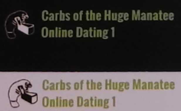 Carbs Of The Huge Manatee: Online Dating 1  (4+) board game collectible - Main Image 4
