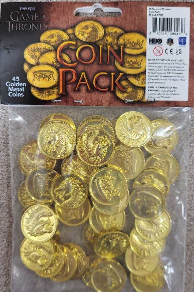 Tiny Epic Game Of Thrones: Coin Pack  board game collectible [Barcode 850038580438] - Main Image 2