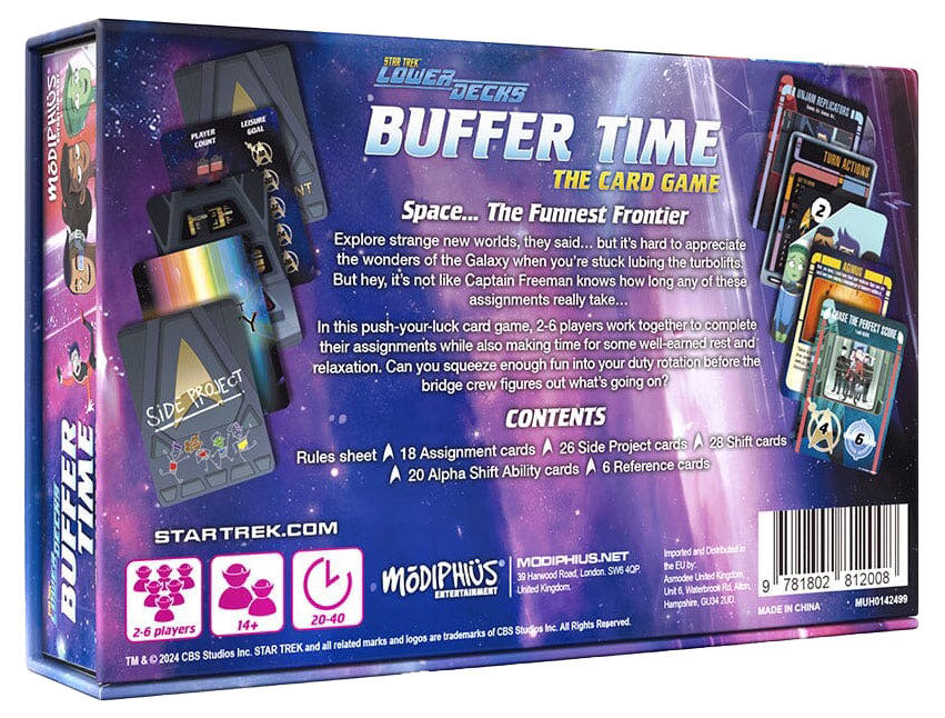 Star Trek: Lower Decks Buffer Time  (2-4) board game collectible [Barcode 9781802812008] - Main Image 2