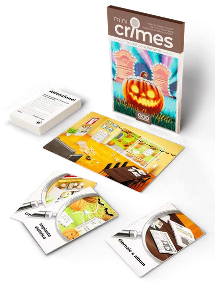 Mini Crimes: Trick or Treat  (1 2 3 4 5 6) board game collectible [Barcode 4250231739675] - Main Image 3