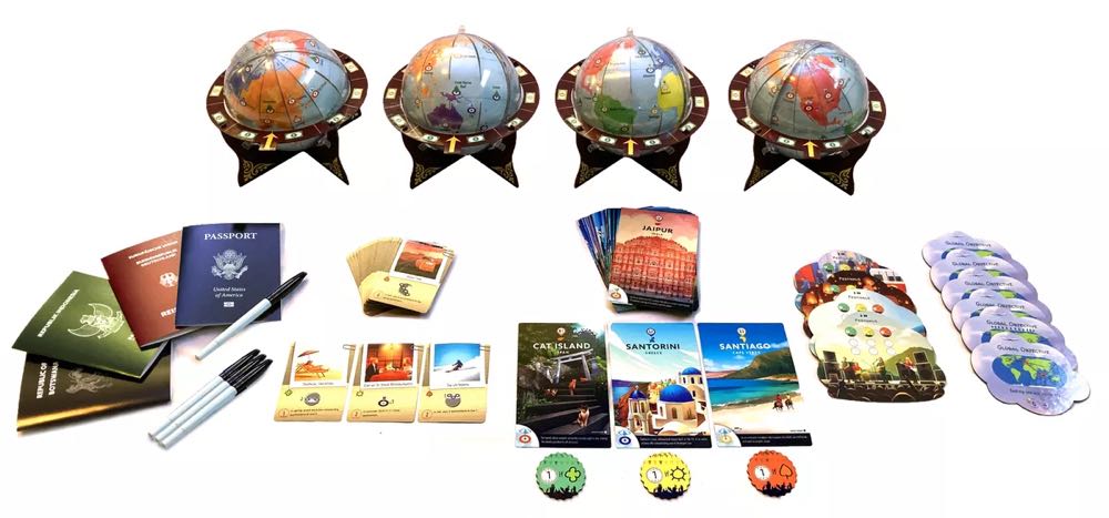 Globetrotting (Limited Edition)  (1 2 3 4) board game collectible [Barcode 850030414069] - Main Image 3