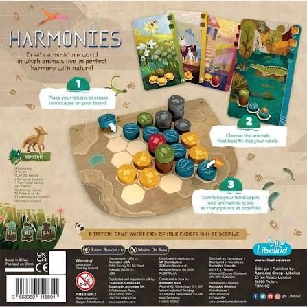 Harmonies  (1-4) board game collectible [Barcode 3558380125310] - Main Image 2