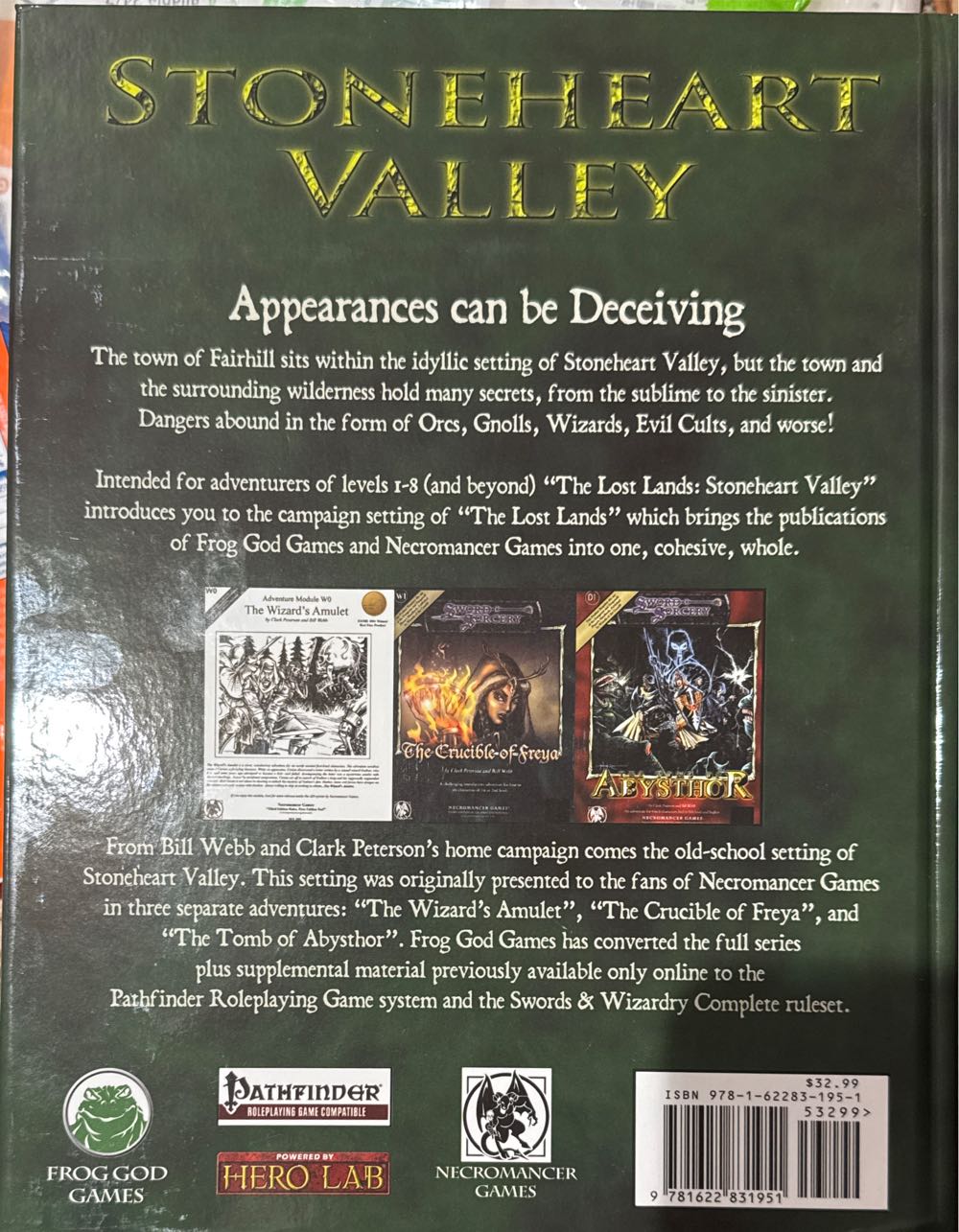 Pf: Lost Lands: Stoneheart Valley  board game collectible [Barcode 9781622831951] - Main Image 2