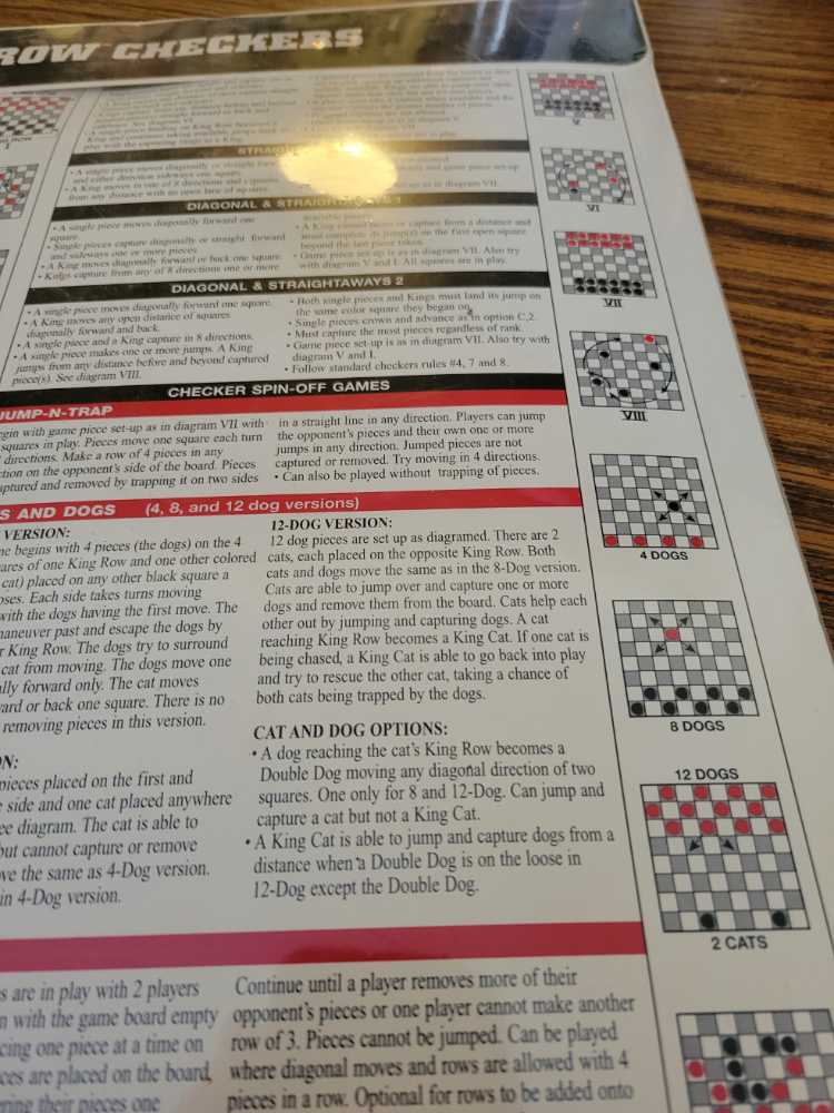 King Row Checkers  board game collectible - Main Image 3