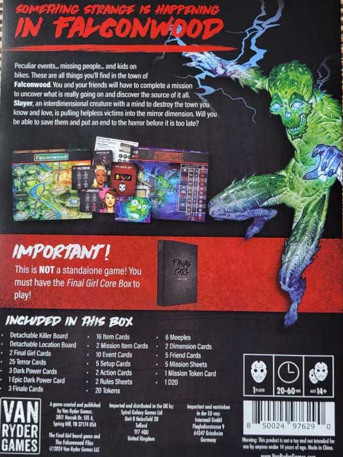 Final Girl S3: The Falconwood Files   (1) board game collectible [Barcode 850024976290] - Main Image 3