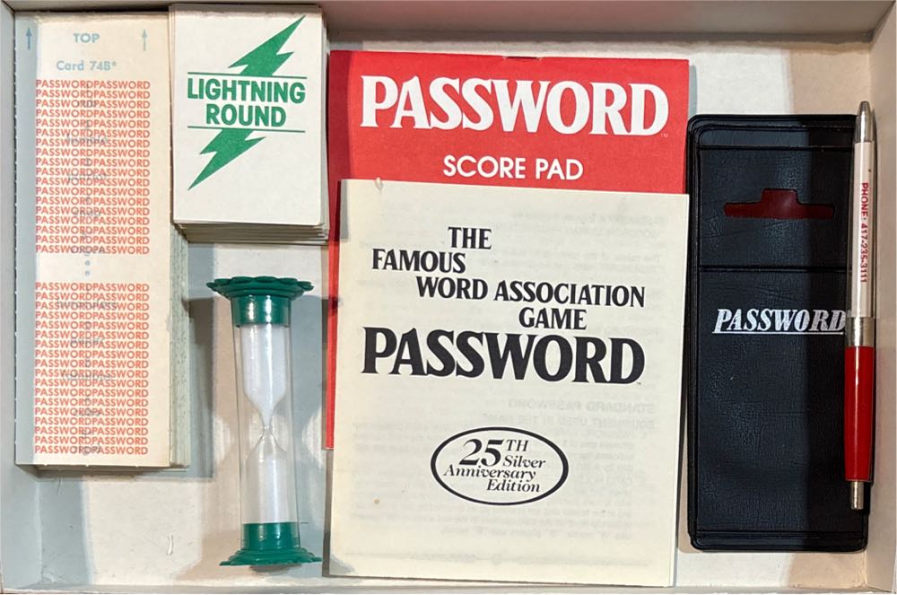 Password 25th Anniversary Ed  (3-4) board game collectible - Main Image 2