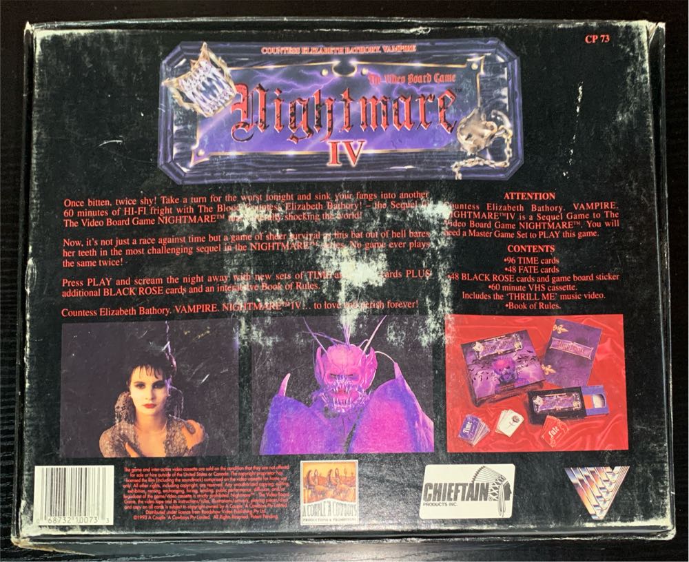 Nightmare IV  (3-6) board game collectible [Barcode 068732100733] - Main Image 2