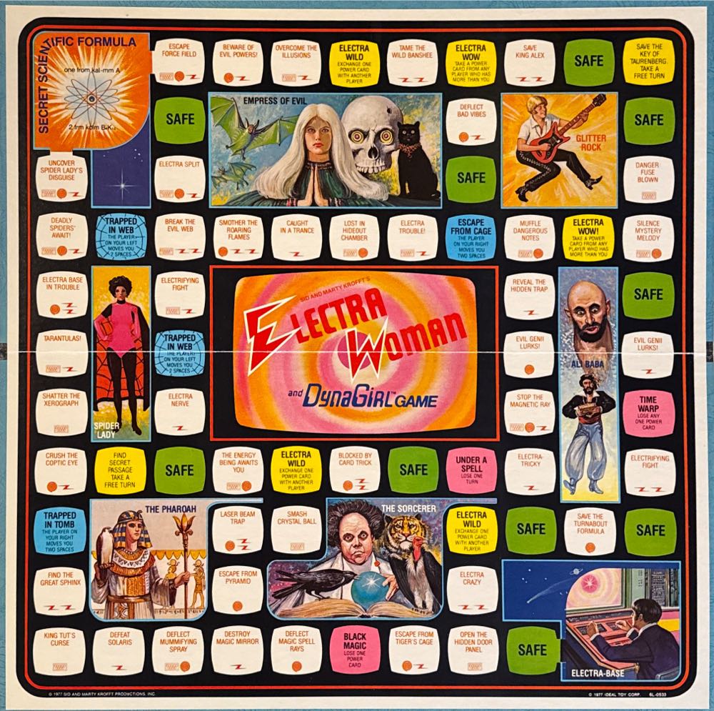 Electra Woman And DynaGirl  board game collectible - Main Image 2