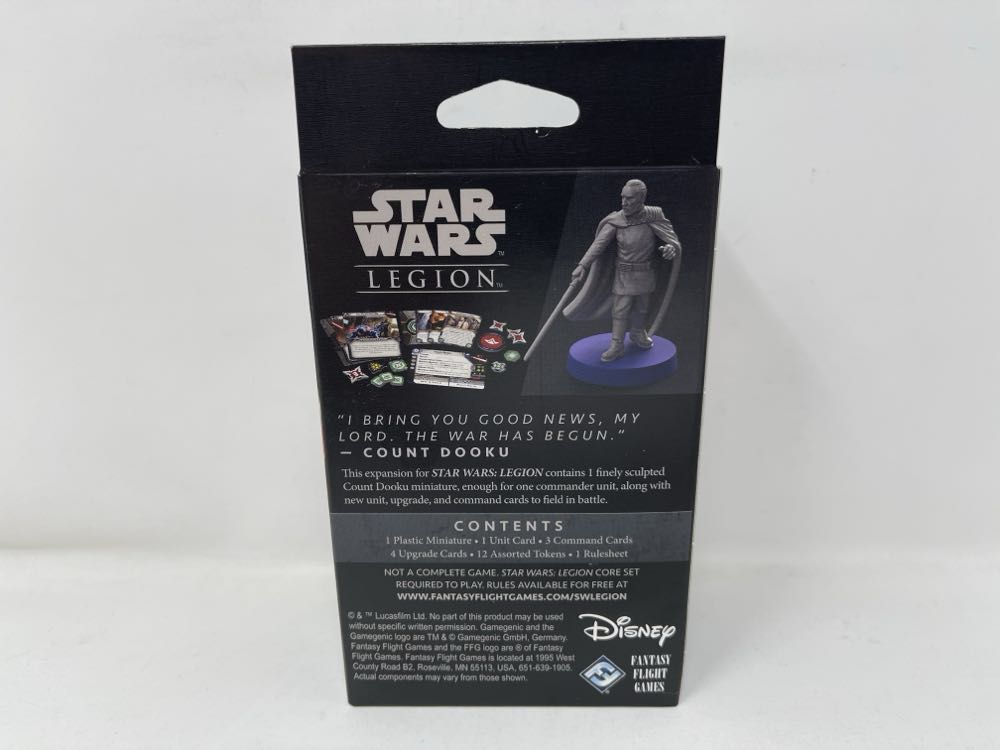 Count Dooku - Commander Expansion  board game collectible [Barcode 841333109219] - Main Image 2