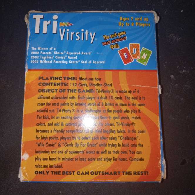 Tri Virsity  (1-8) board game collectible - Main Image 2