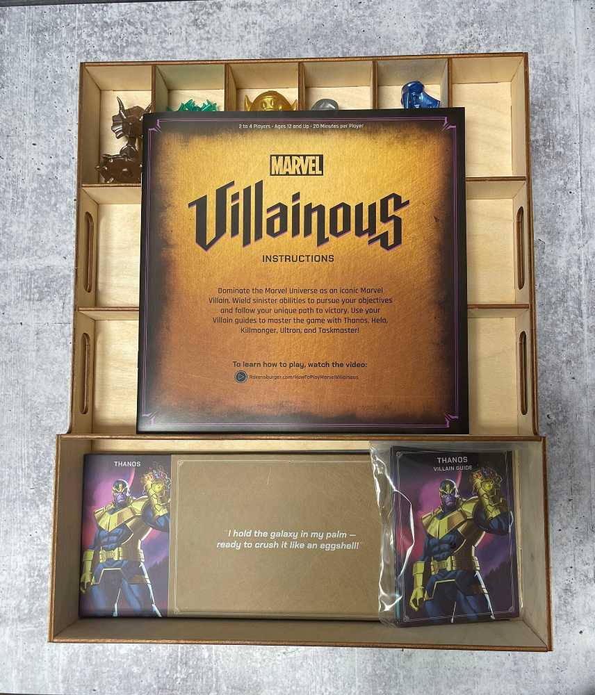 Villainous: Marvel: Organizer Etsy  board game collectible - Main Image 3