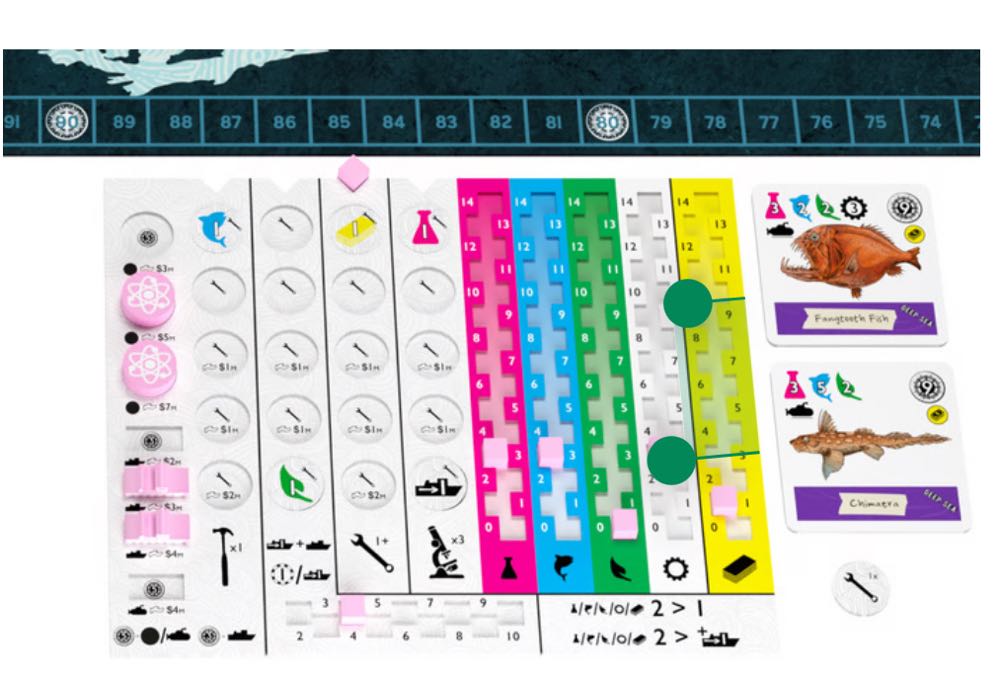 Hidden Ark: Deep Sea Expedition  (1 2 3 4 5) board game collectible [Barcode 608028468194] - Main Image 3