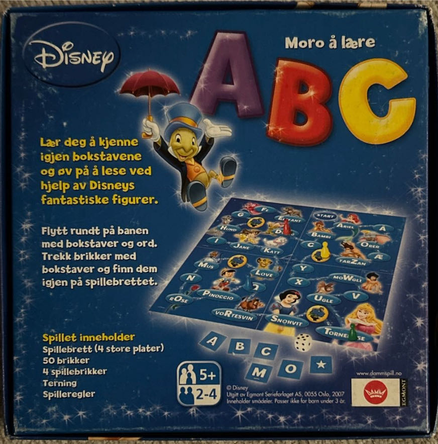 Disney ABC  board game collectible - Main Image 2