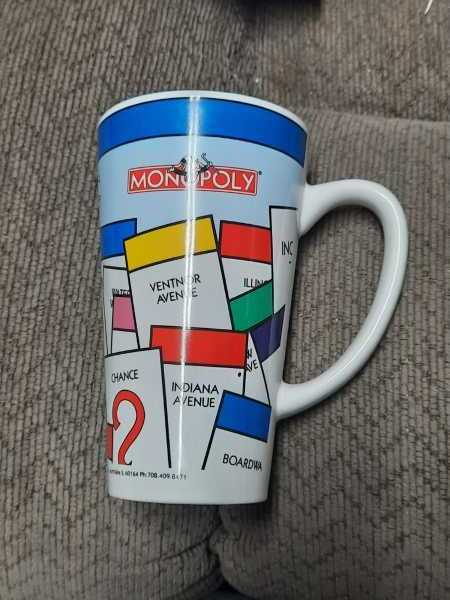 Monopoly Tall Coffee Cup  board game collectible - Main Image 2