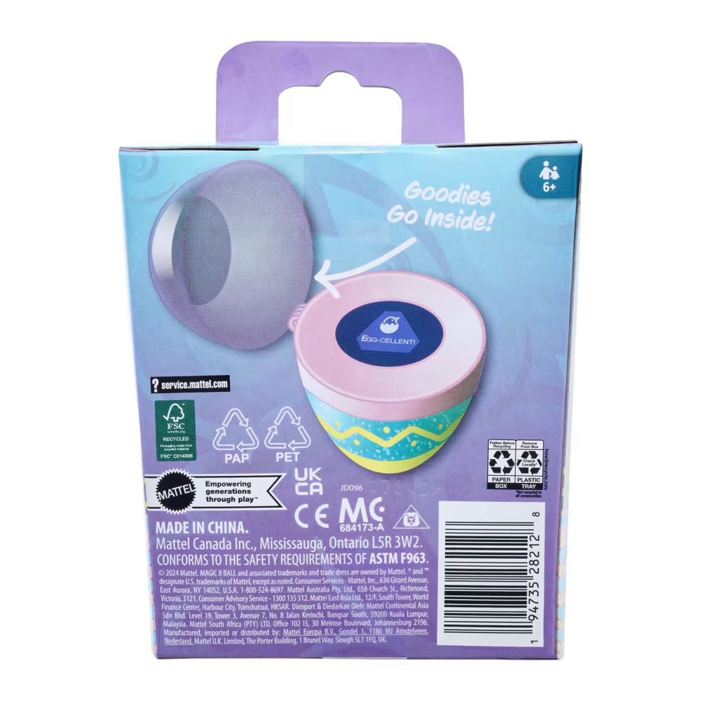 Easter: MAGIC 8 BALL™ EASTER EGG  (1) board game collectible [Barcode 194735282128] - Main Image 4