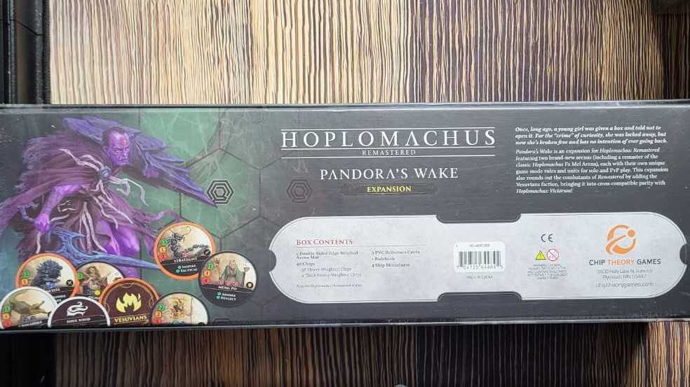 Hoplomachus: Remastered: Pandora’s Wake Expansion  (2) board game collectible [Barcode 704725644845] - Main Image 2