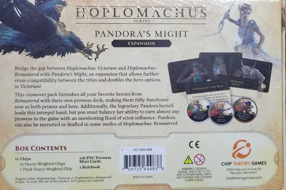 Hoplomachus: Pandora’s Might  (2) board game collectible [Barcode 704725644838] - Main Image 2
