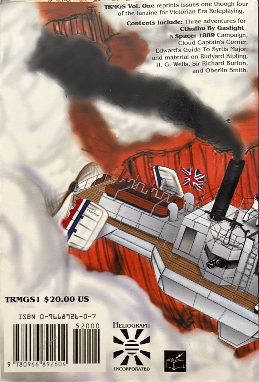 Transactions Of The Royal Martian By Clark Mark  board game collectible [Barcode 9780966892604] - Main Image 2