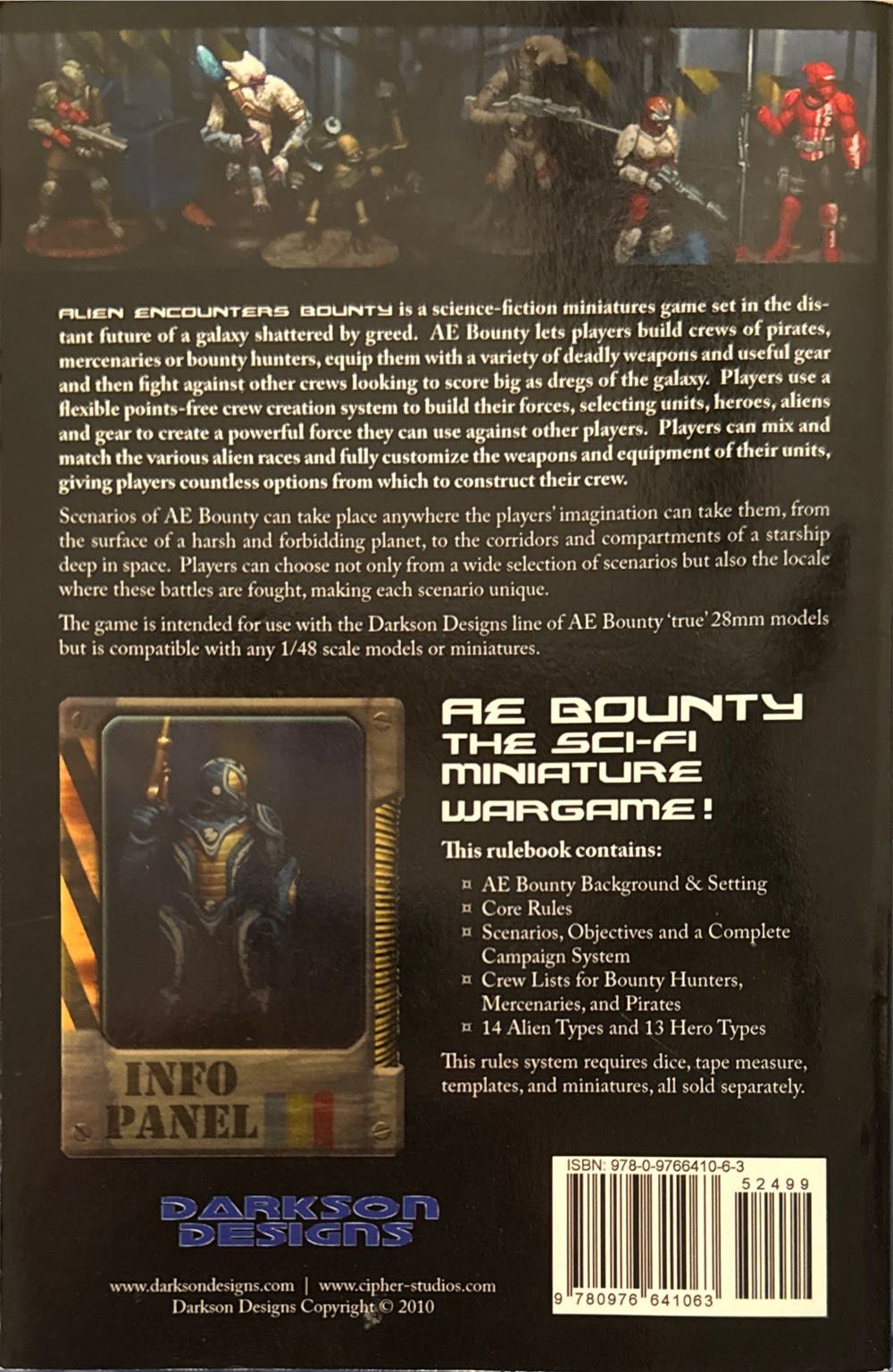 AE Bounty Core Rules Miniature  (2) board game collectible [Barcode 9780976641063] - Main Image 2