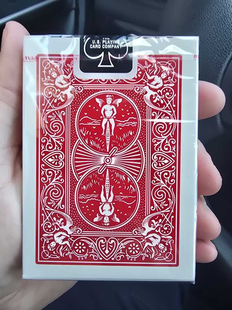 Bicycle Rider Back Red  board game collectible - Main Image 2