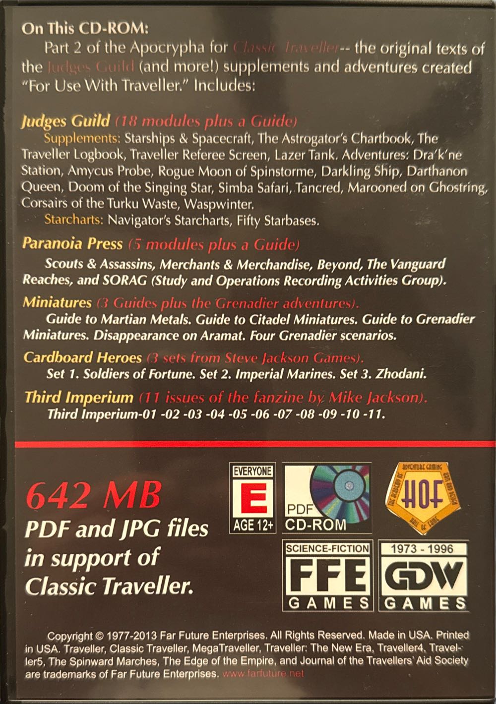 The Apocrypha -2: Judges Guild And More….  board game collectible - Main Image 2