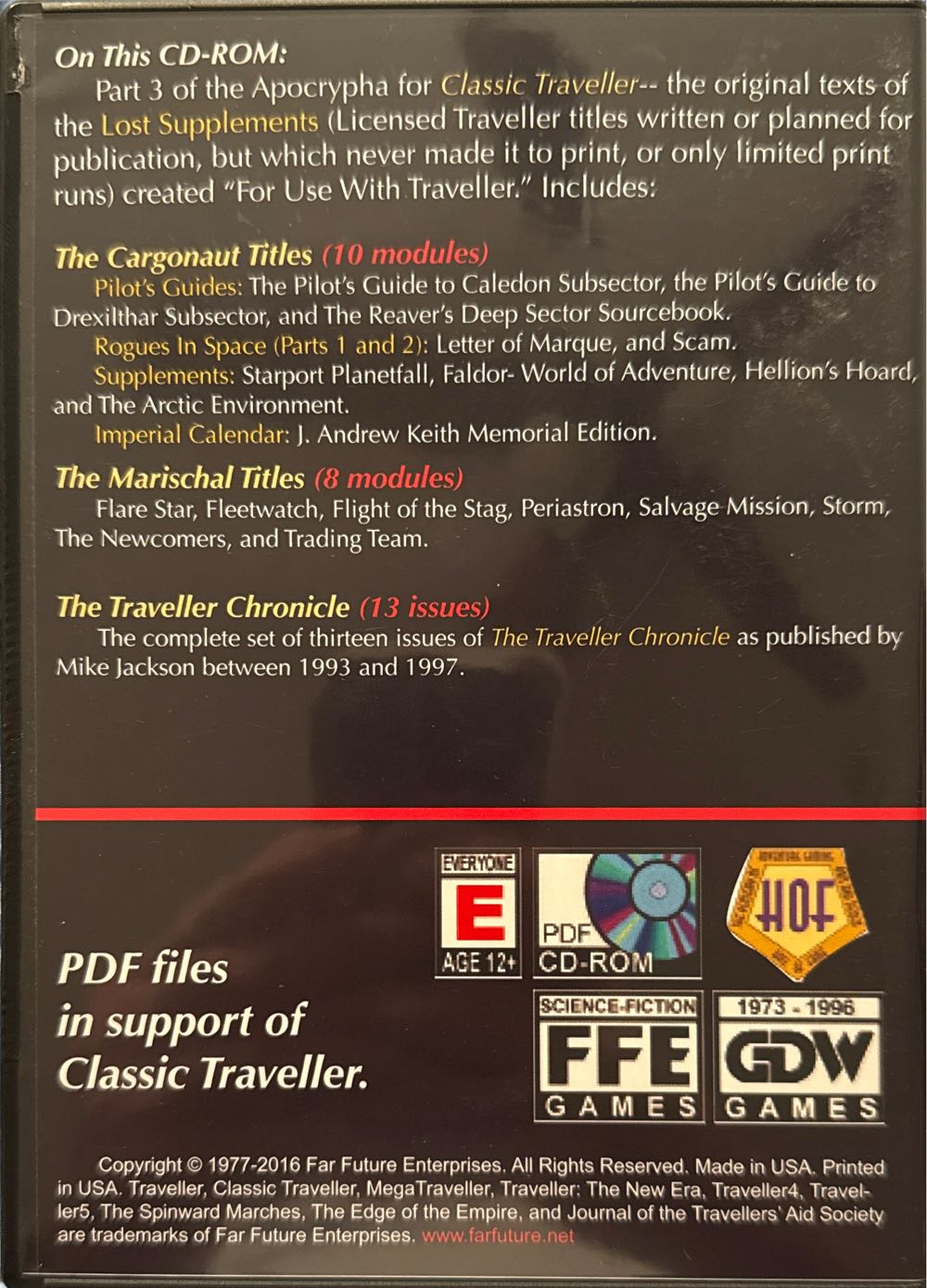 The Apocrypha -3: The Lost Supplements  board game collectible - Main Image 2