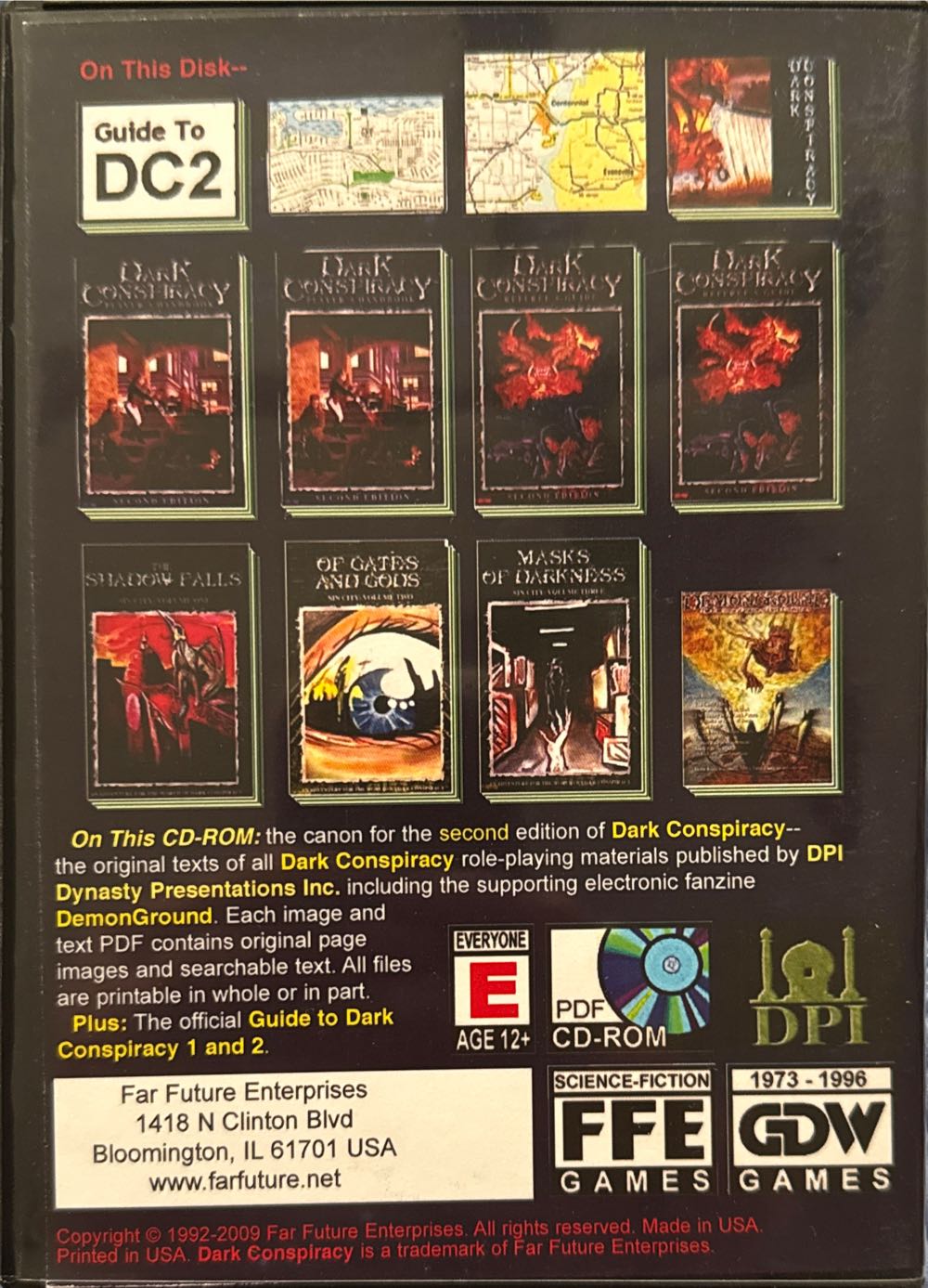 Dark Conspiracy: Modern Horror RPG 2nd Ed  board game collectible - Main Image 2