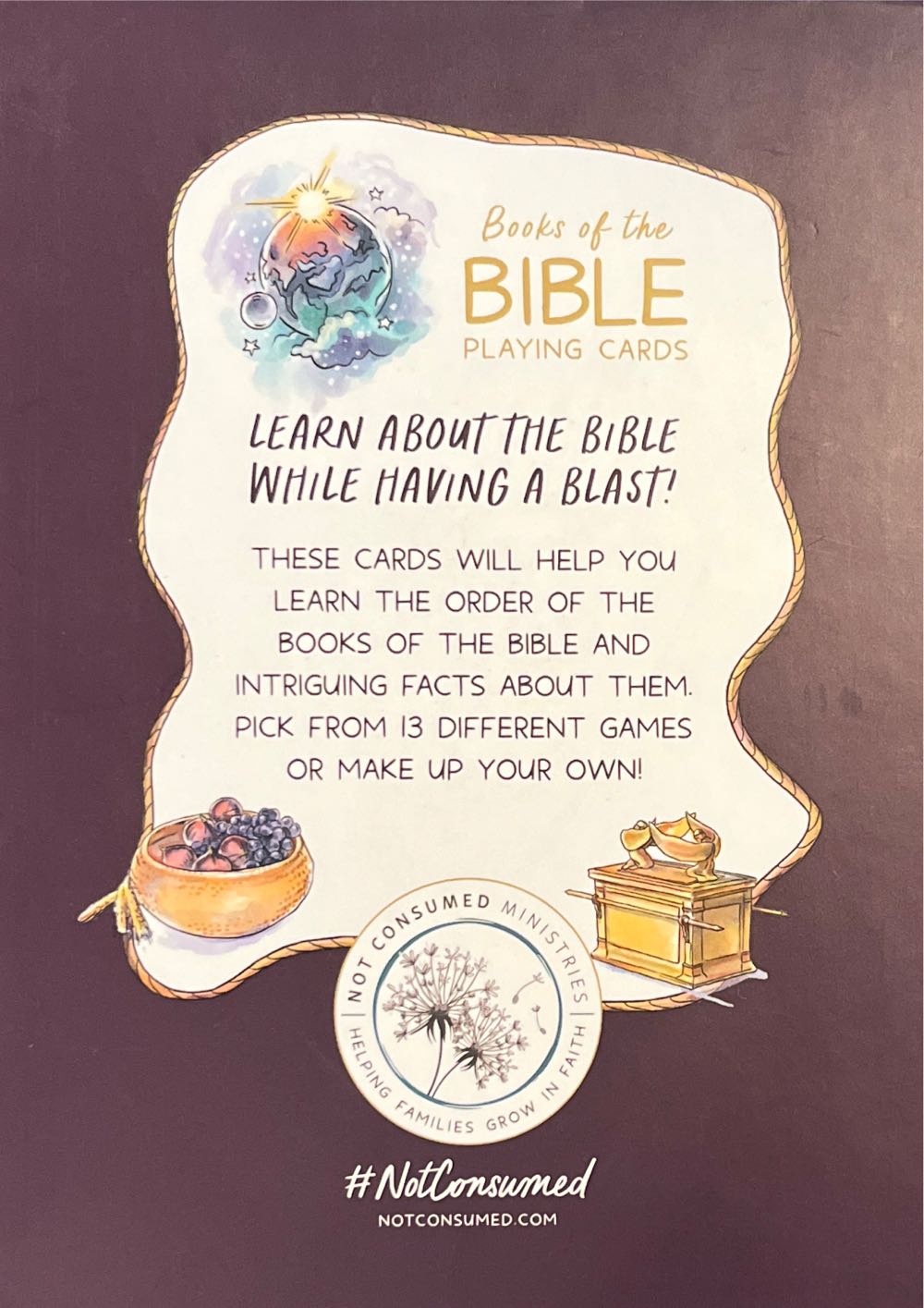 Books of the Bible Playing Cards  (2+) board game collectible [Barcode 683950628403] - Main Image 2