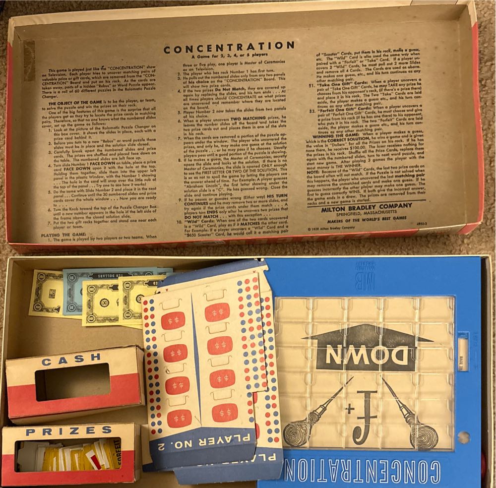 Concentration  (2-5) board game collectible - Main Image 2
